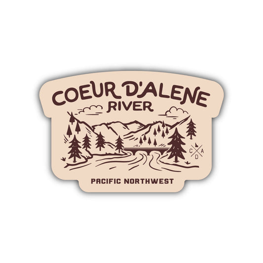 Coeur d'Alene River Cream Sticker