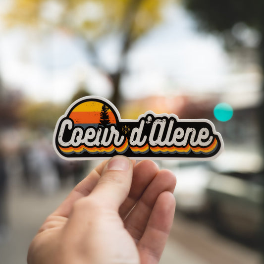 CDA Summer Sunset Sticker - Black