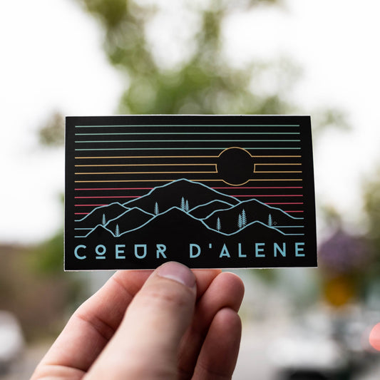 Coeur d'Alene Views Sticker