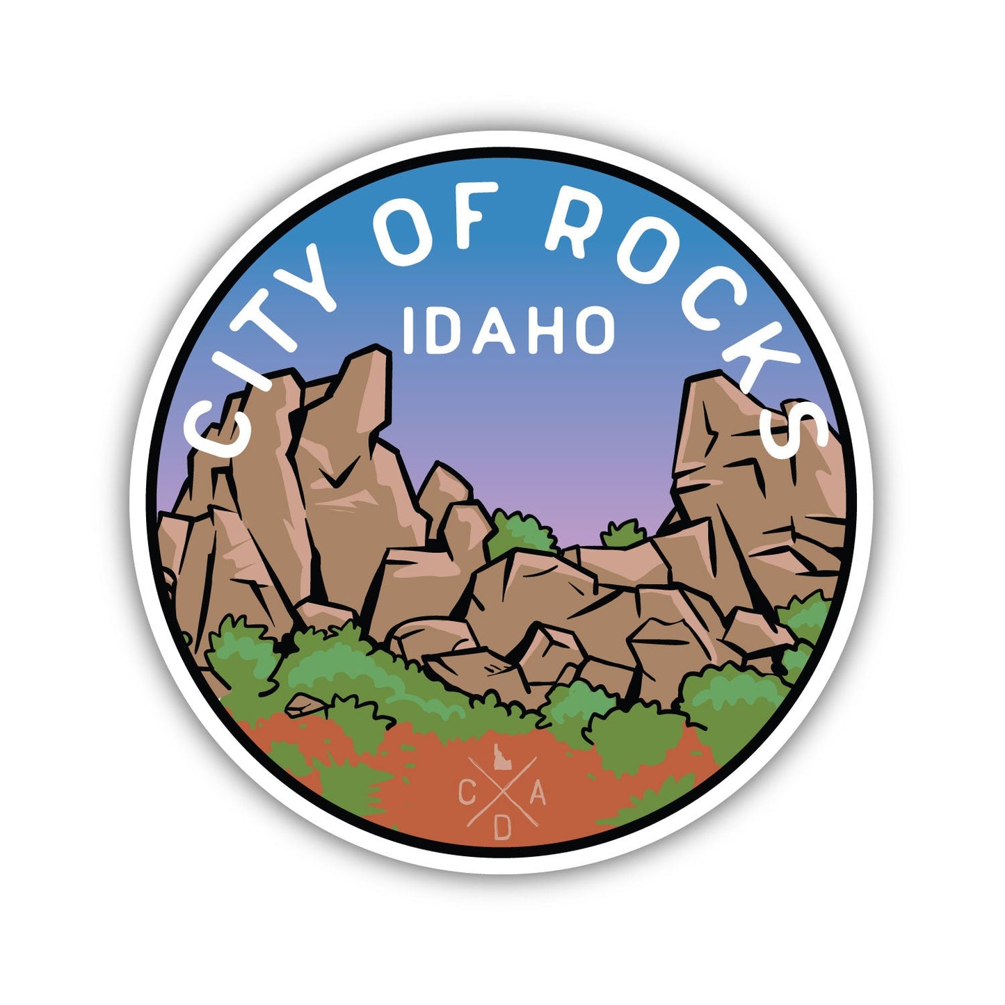 City Of Rocks Sticker