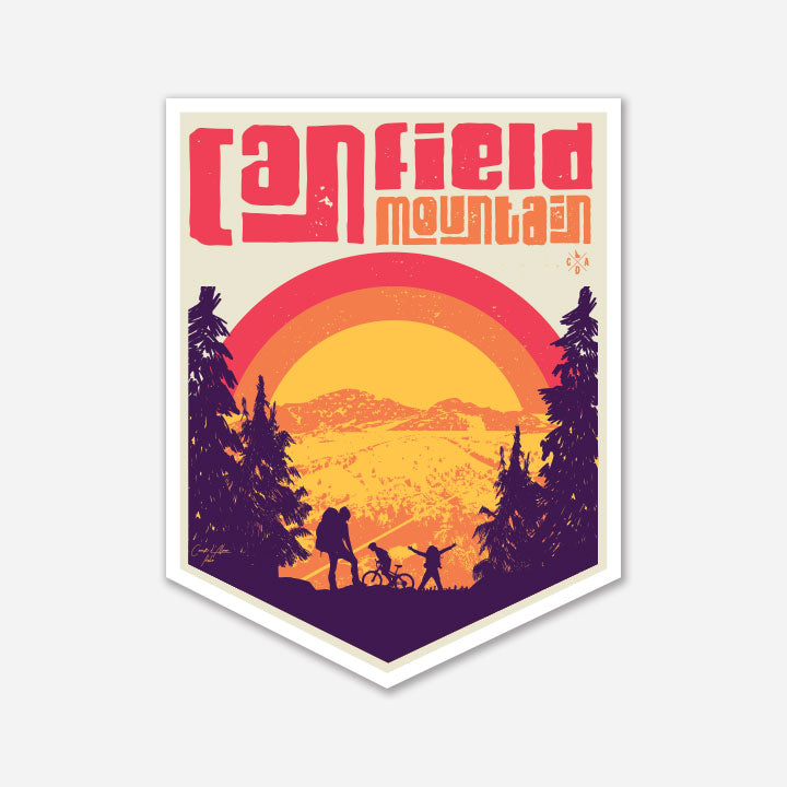 Canfield Mountain Sticker