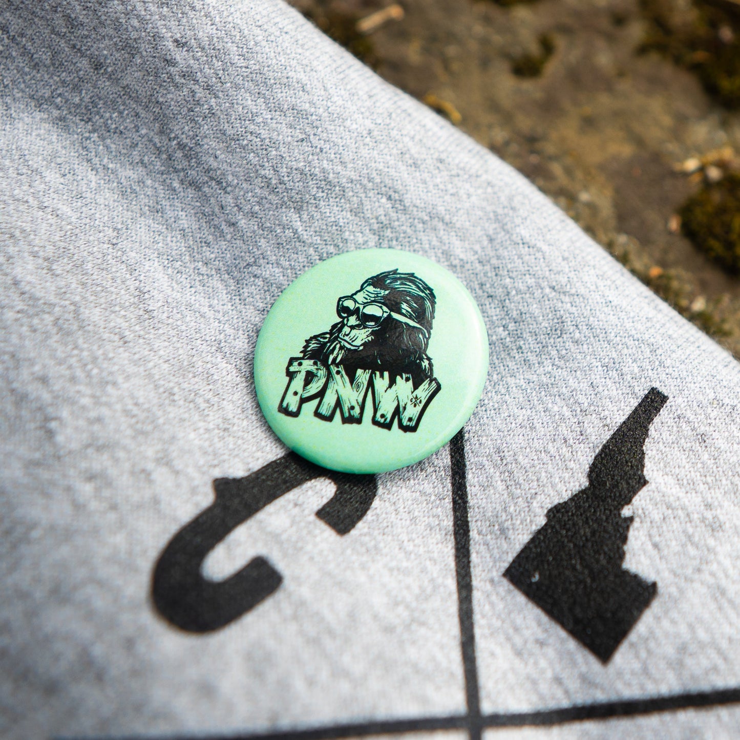 Stay Classy PNW Bigfoot Button