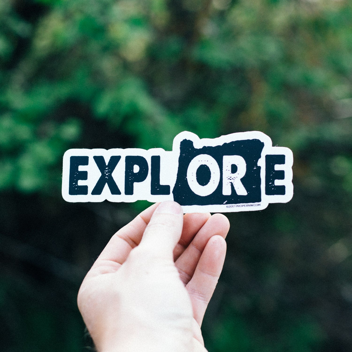 Explore Sticker Tranparent Explore Oregon Sticker - White Background – Ida Wholesale