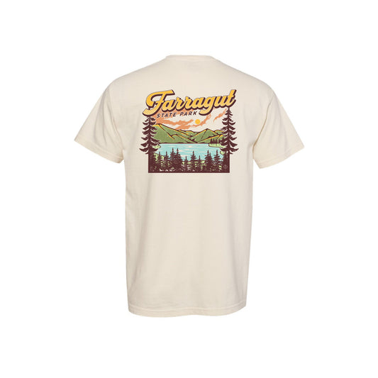 Farragut Through The Trees Tee - Ivory (100% Cotton