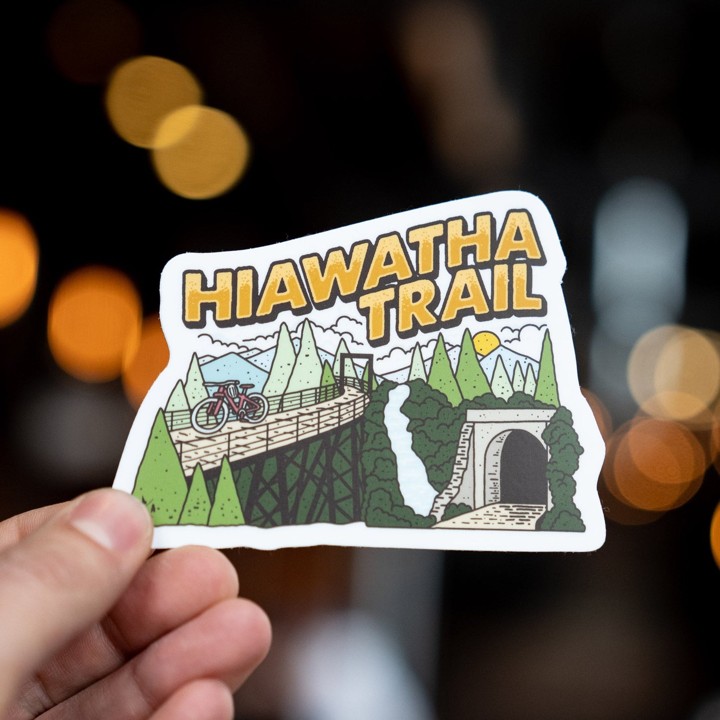 Hiawatha Trail Sticker