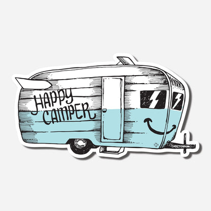 Happy Camper Sticker