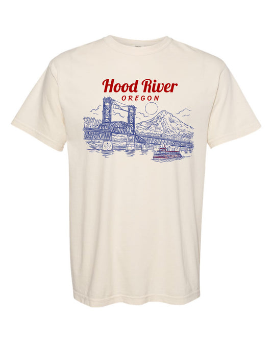 Hood River White Salmon Interstate Bridge Tee