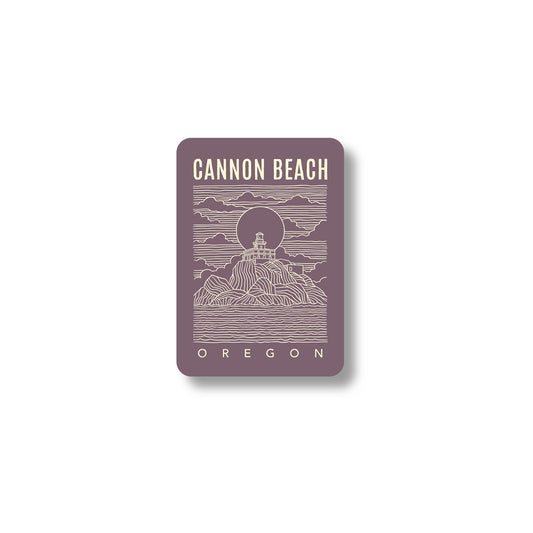 Tillamook Rock Lighthouse Cannon Beach Sticker