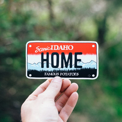 Idaho License Plate Sticker