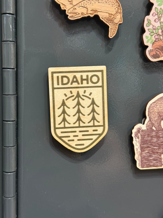 Idaho Timber - Wooden Magnet (Printed)