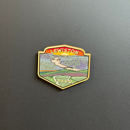 Lewiston Idaho - Wooden Magnet (Printed)