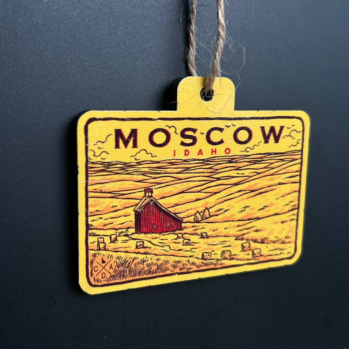 Fields Of Wheat Moscow Idaho Ornament