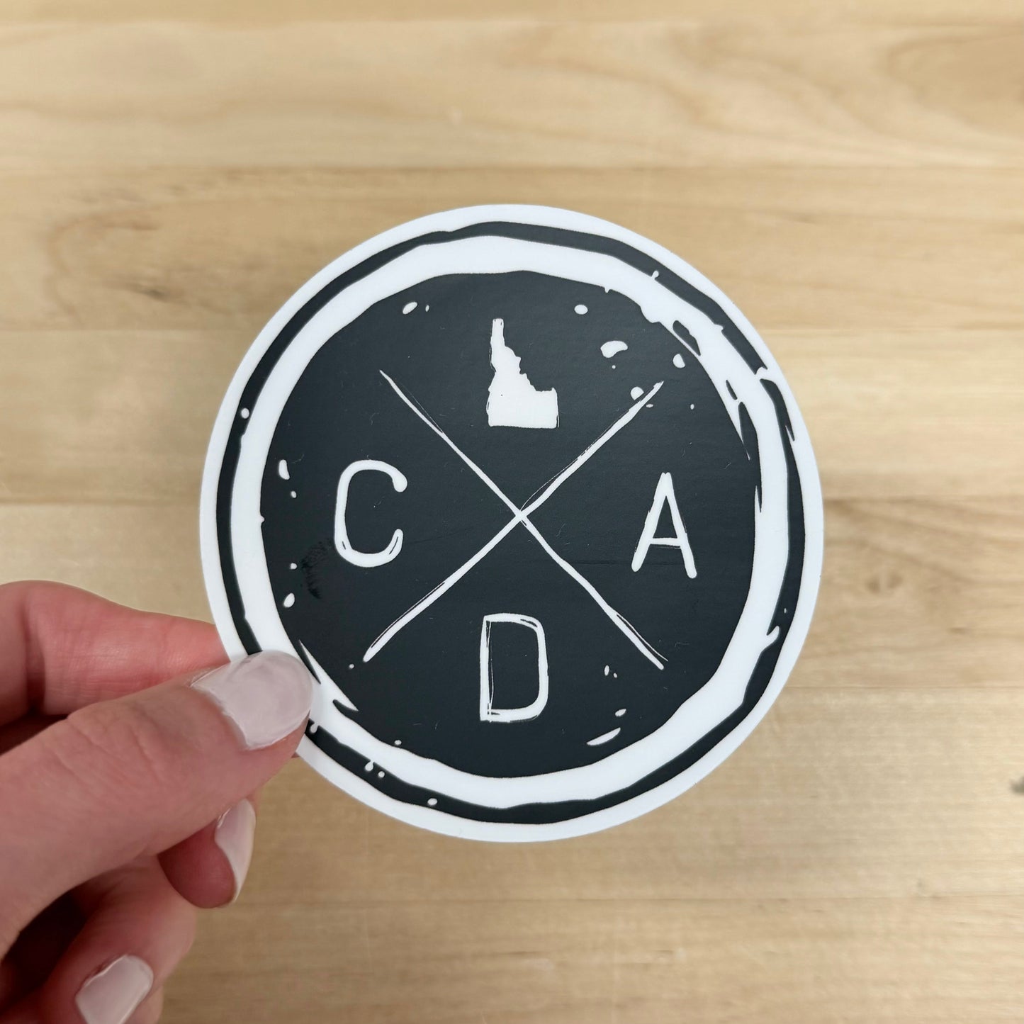CDA Hand Drawn Circle Logo Sticker