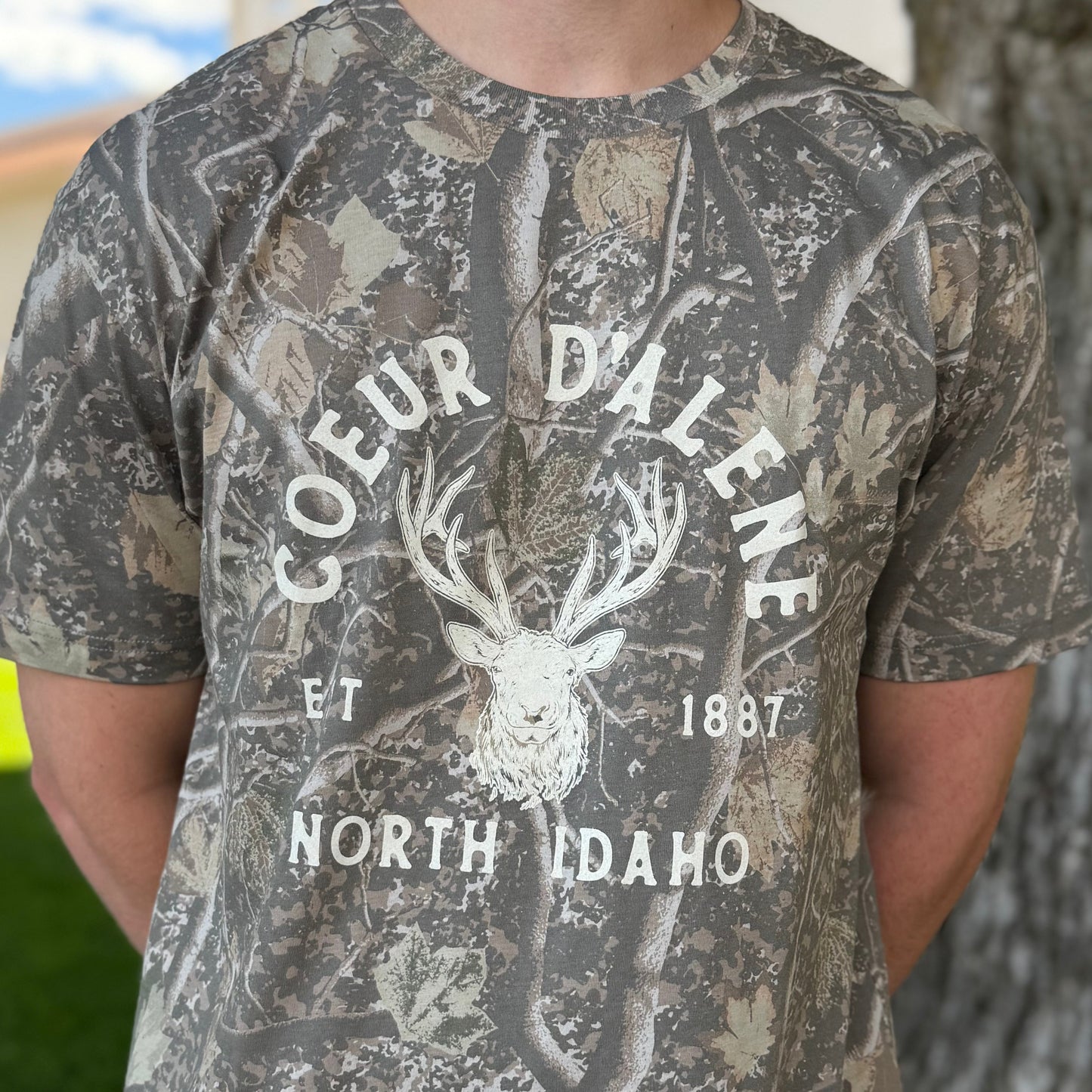 Coeur d'Alene Elk Hunter Deadwood Tee