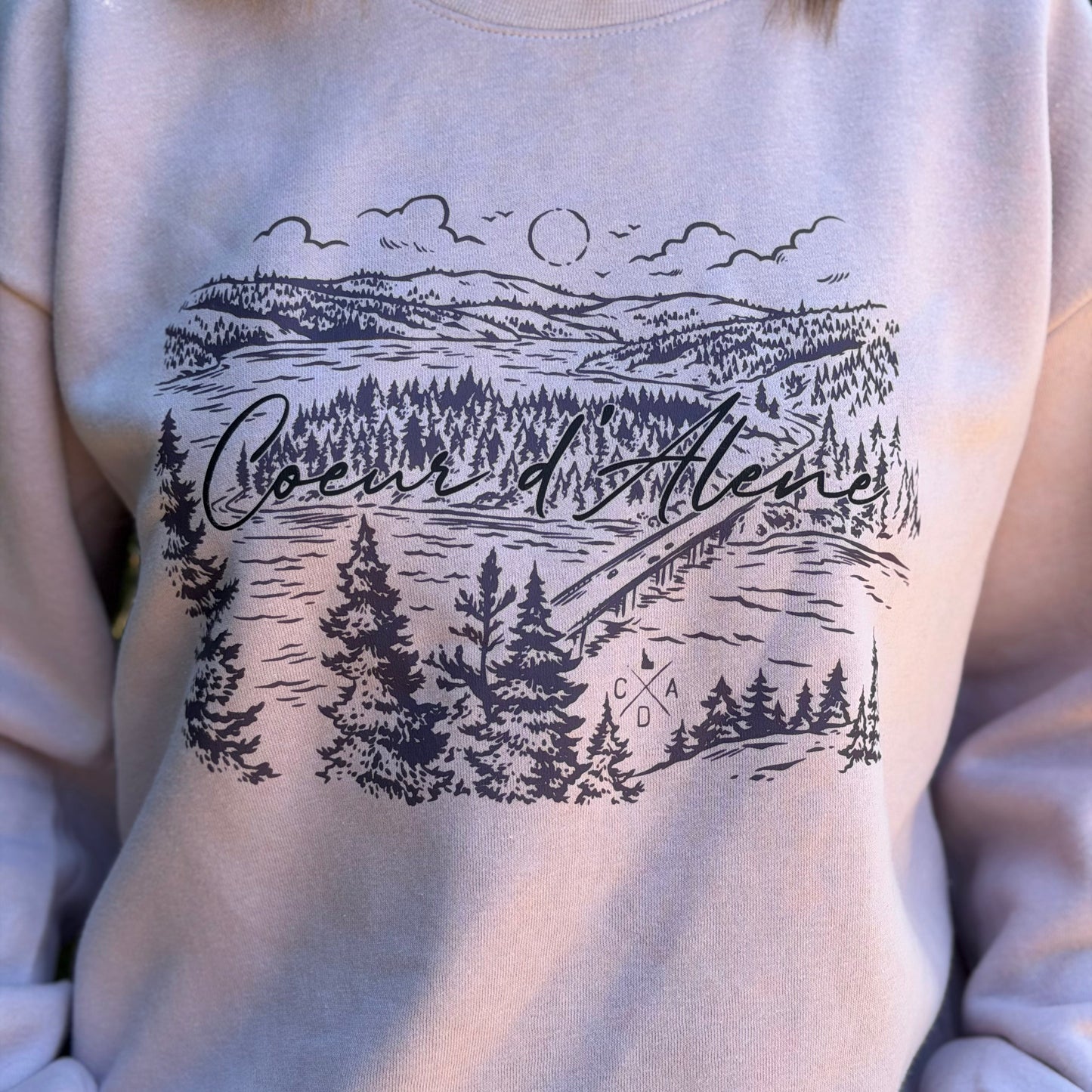 Coeur d'Alene Blue Creek Bay Women's Sweatshirt