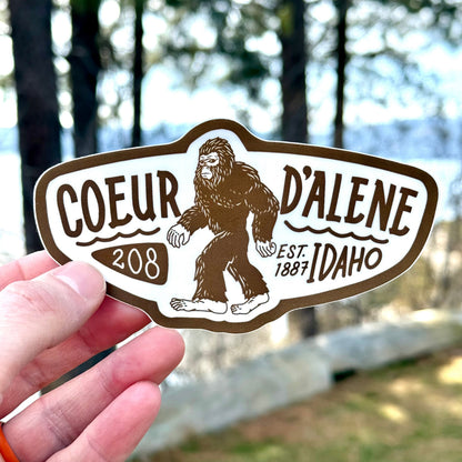 Coeur d'Alene Bigfoot March Sticker