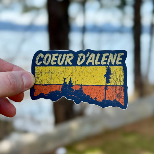 Coeur d'Alene Tubbs View Sticker