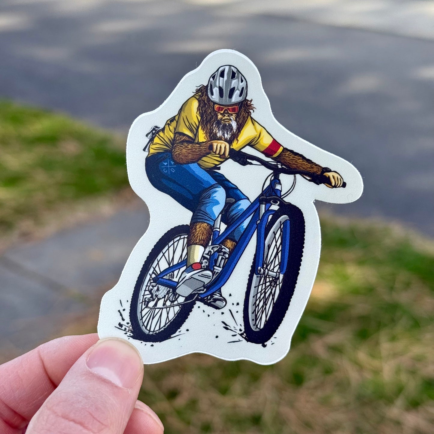 Bigfoot Bob Mountain Bike Sticker