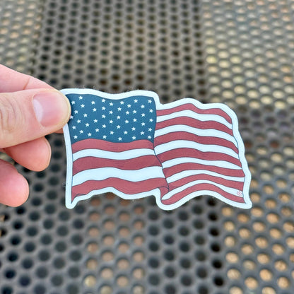 Hand Drawn United States Flag Sticker