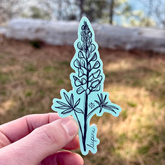Idaho Native Plants: Lupine Sticker