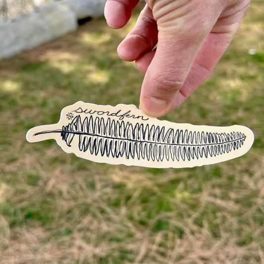 Idaho Native Plants: Swordfern Sticker