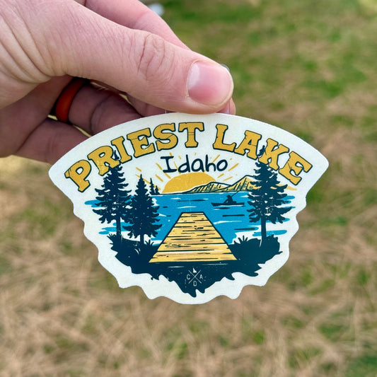 Priest Lake Idaho Sticker