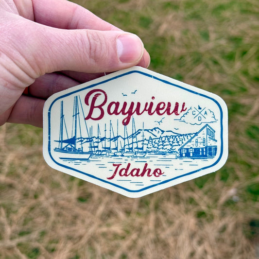 Bayview Idaho Tan Sticker