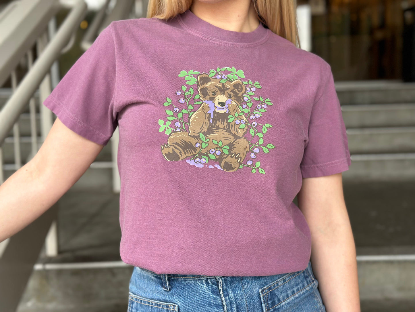 Huckleberry Cub Tee - Berry (100% Cotton)
