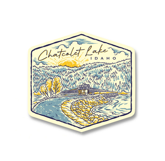 Chatcolet Lake Idaho Sticker