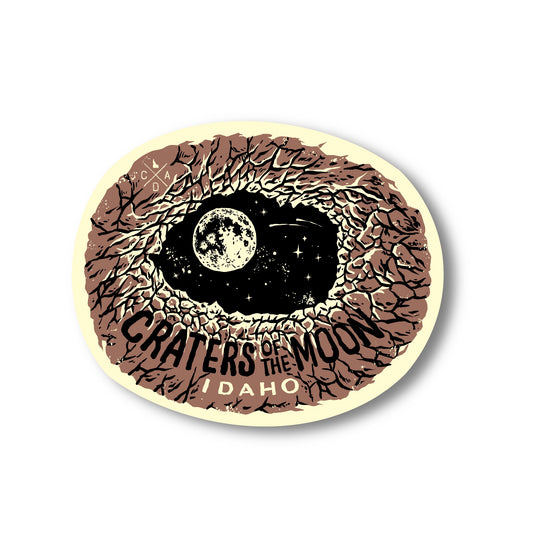 Craters of the Moon Sticker