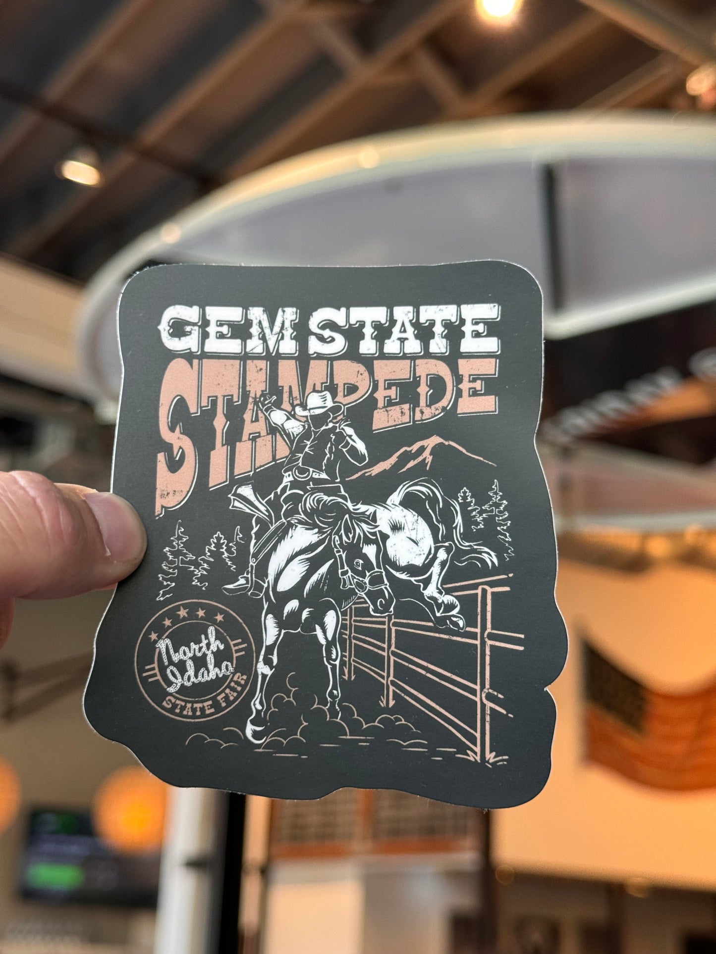 2024 Black Gem State Stampede Sticker