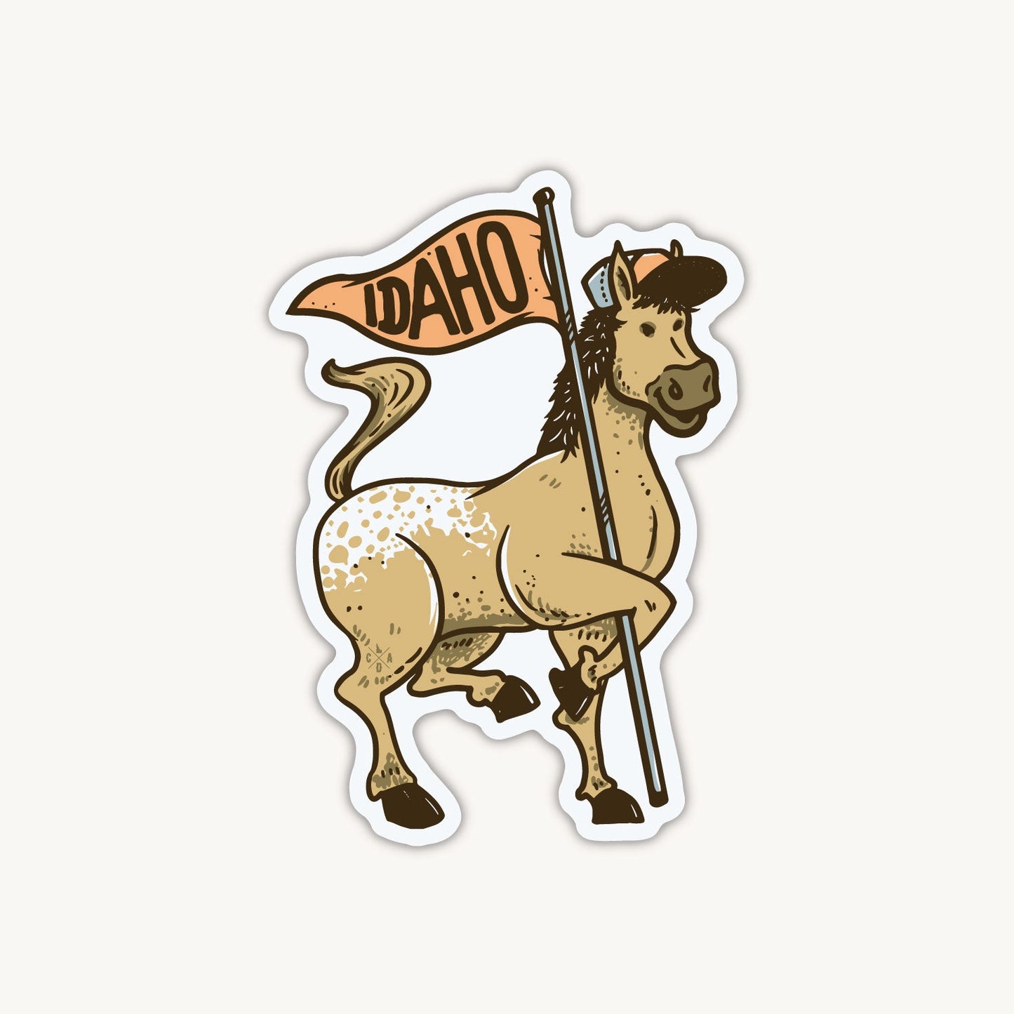 Idaho Appaloosa Horse Sticker