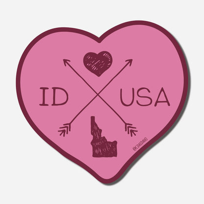 ID Love USA Sticker