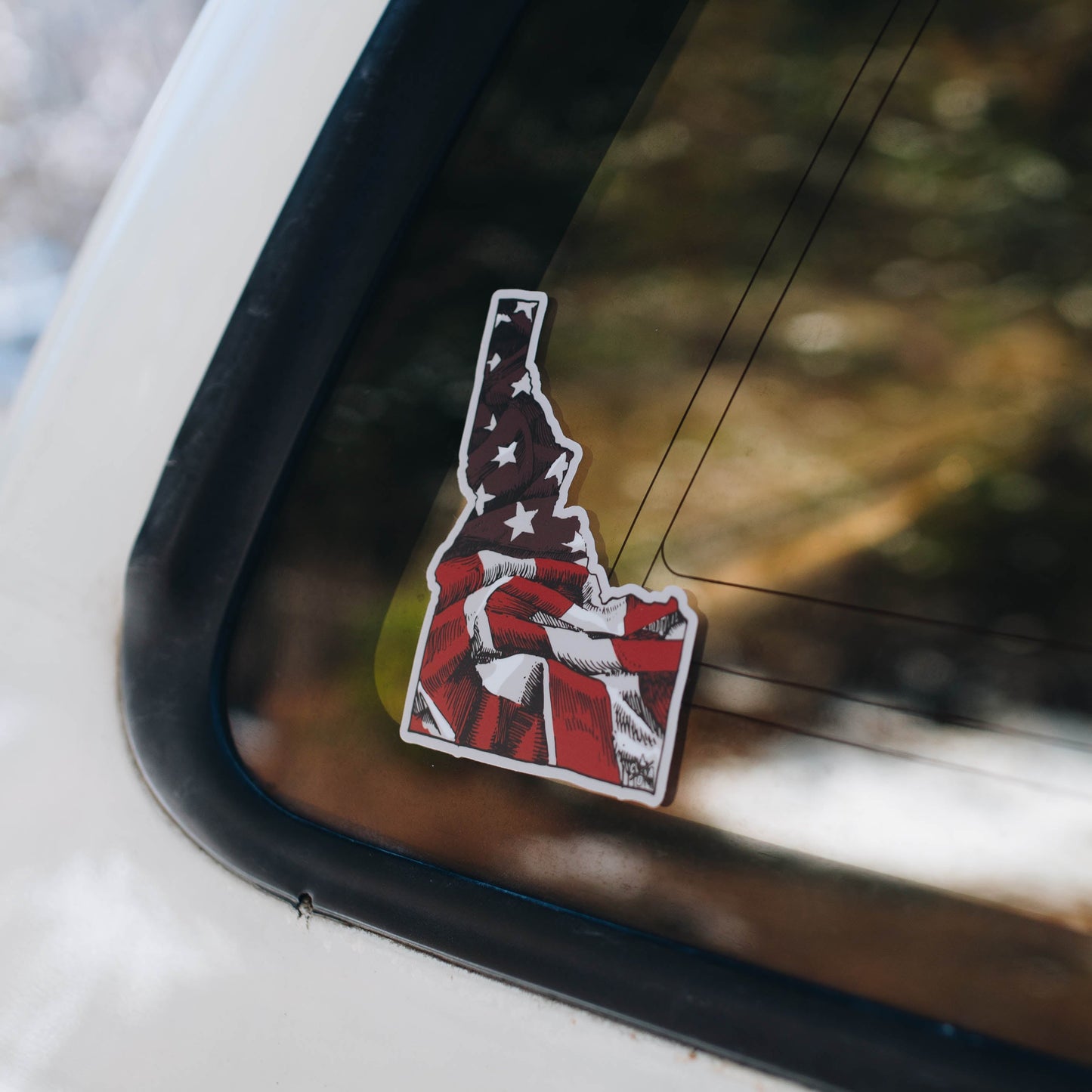 Idaho US Flag Sticker