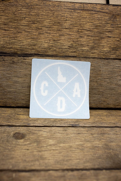 CDA IDAHO LOGO Decal