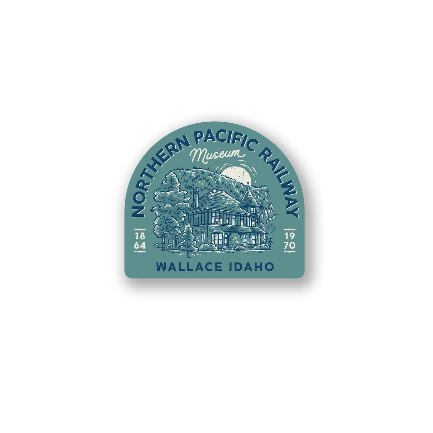 Northern Pacific Railway Museum Sticker