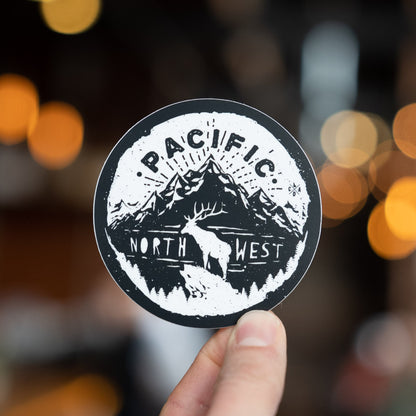 Pacific Northwest Elk Sticker