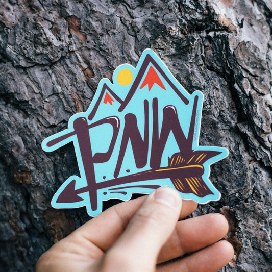 PNW Arrow Sticker