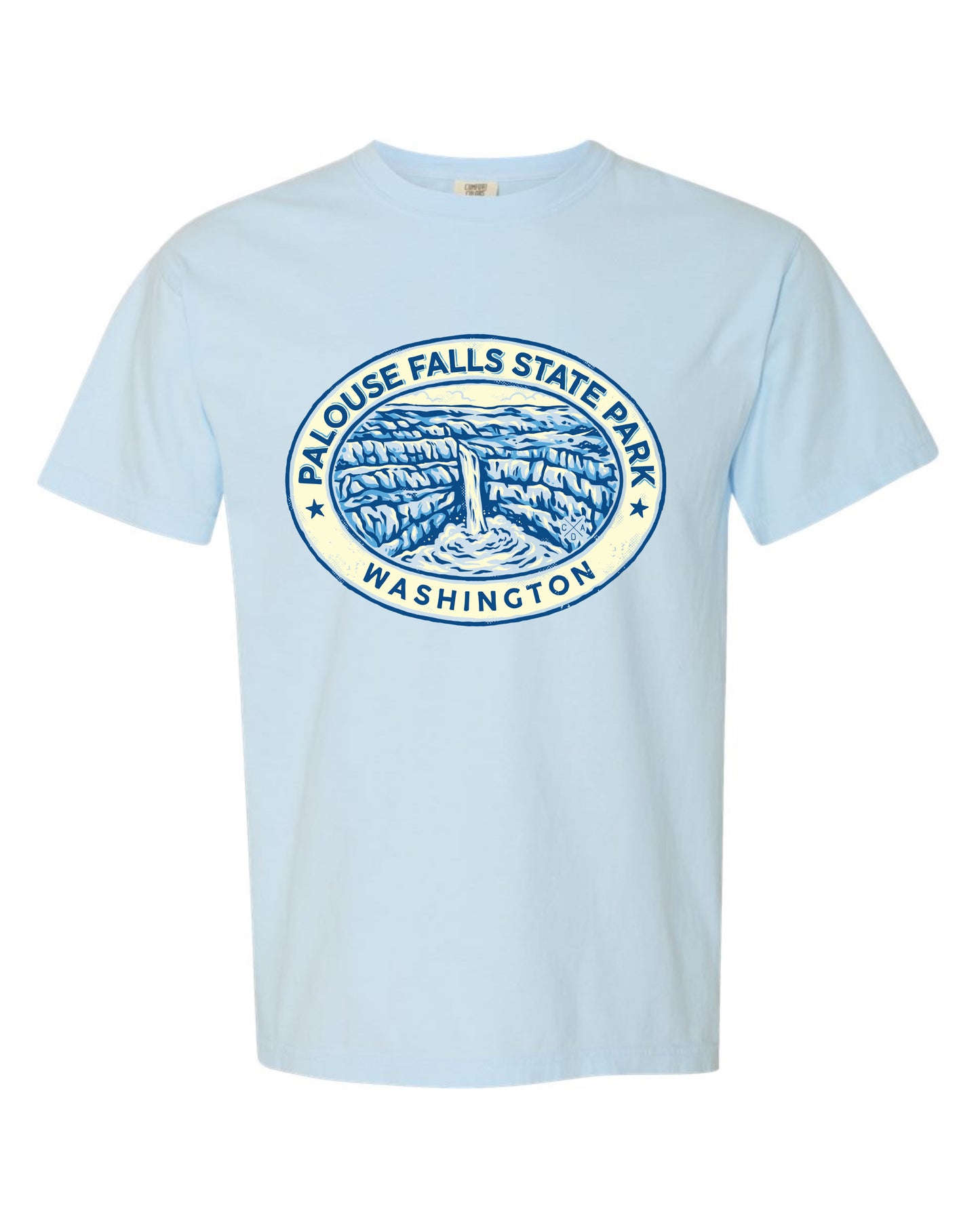Palouse Falls Washington Chambray Tee