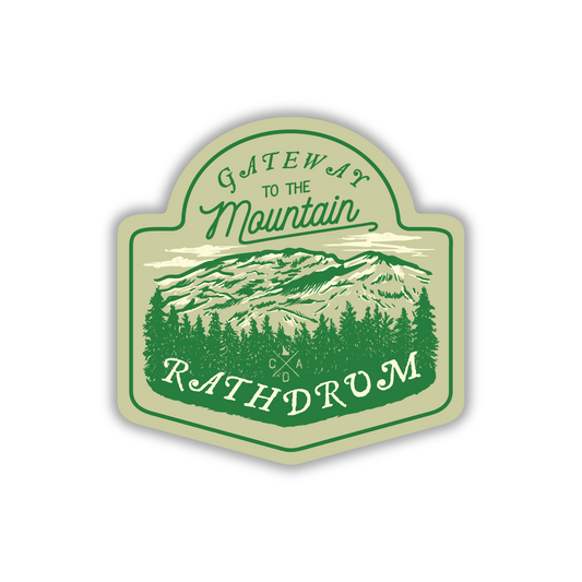Rathdrum - Gateway To the Mountain Sticker