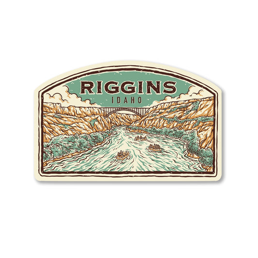 Riggins Idaho River Run Sticker