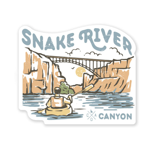 Snake River Canyon Sticker