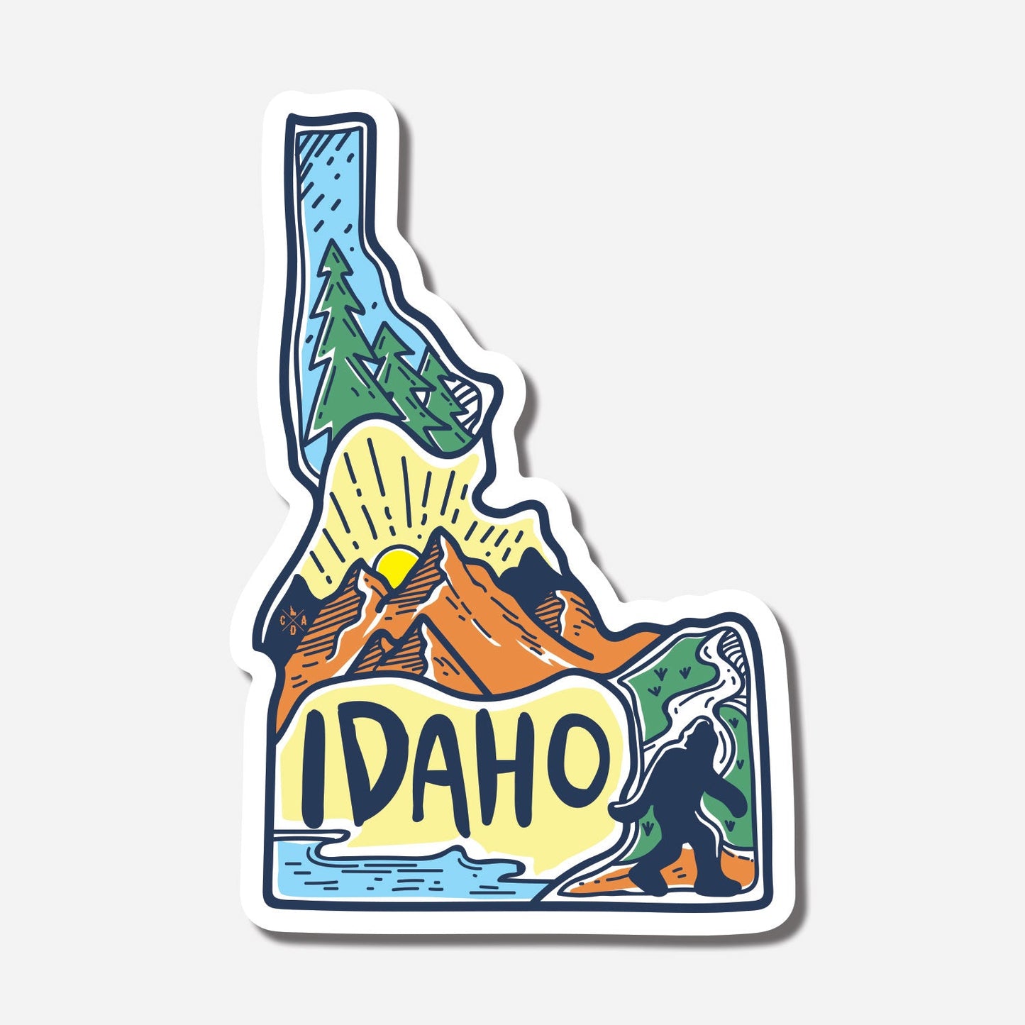 Scenes Of Idaho Sticker