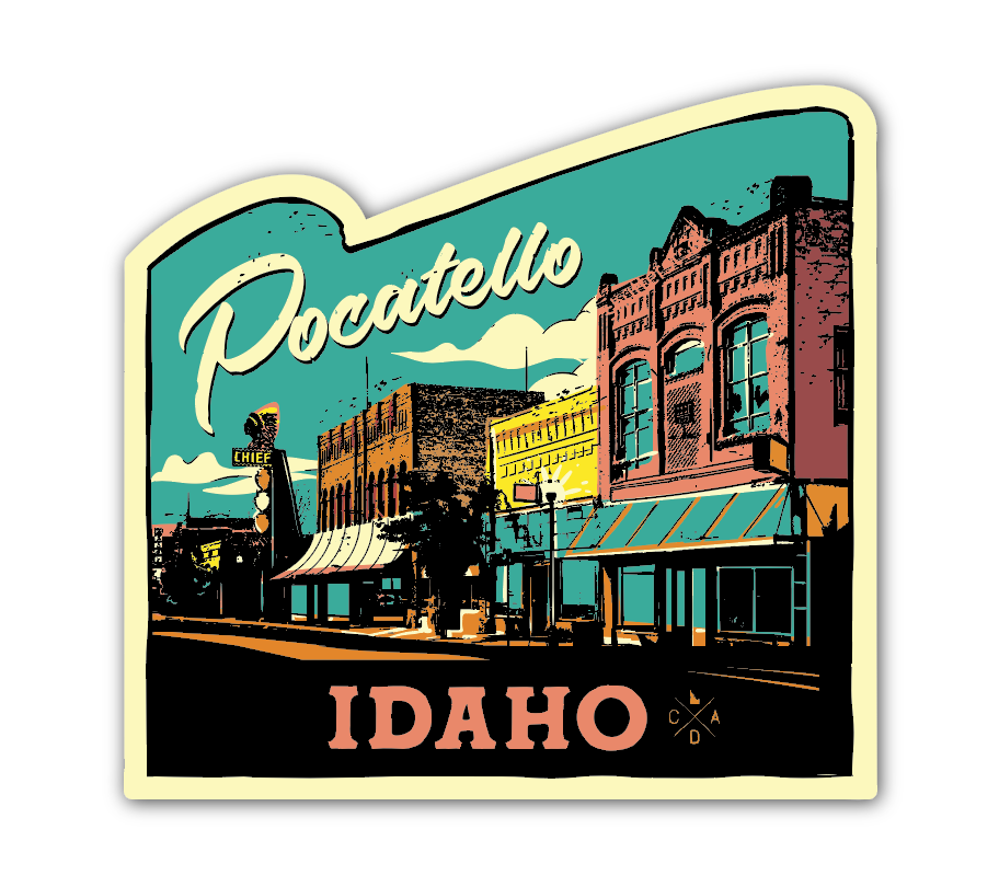 Pocatello Idaho Sticker