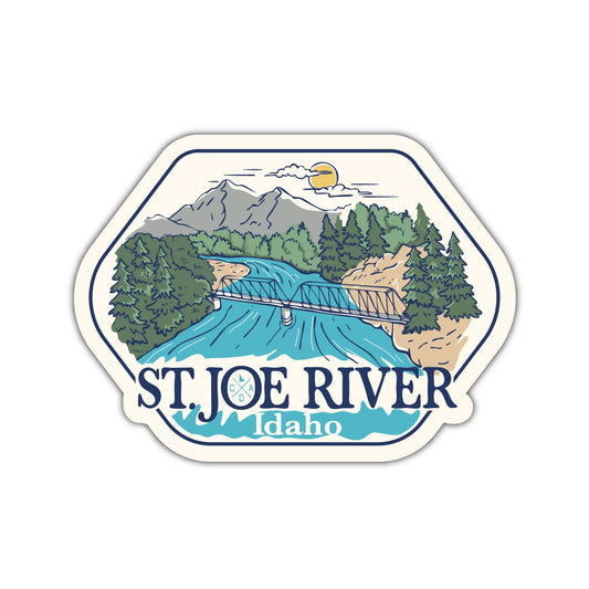 St Joe River Idaho Sticker