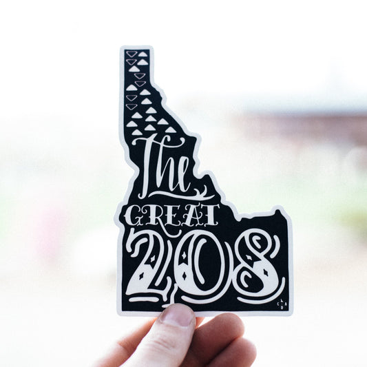 The Great 208 Sticker