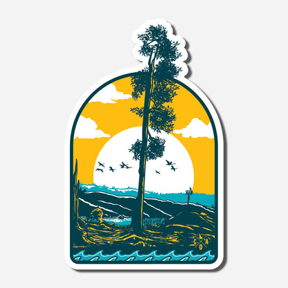 Tubbs Hill Tree Sticker #1