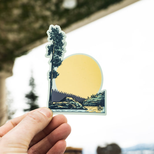 Tubbs Hill Tree Sticker #2