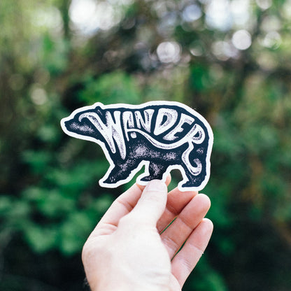 Wander Bear Sticker