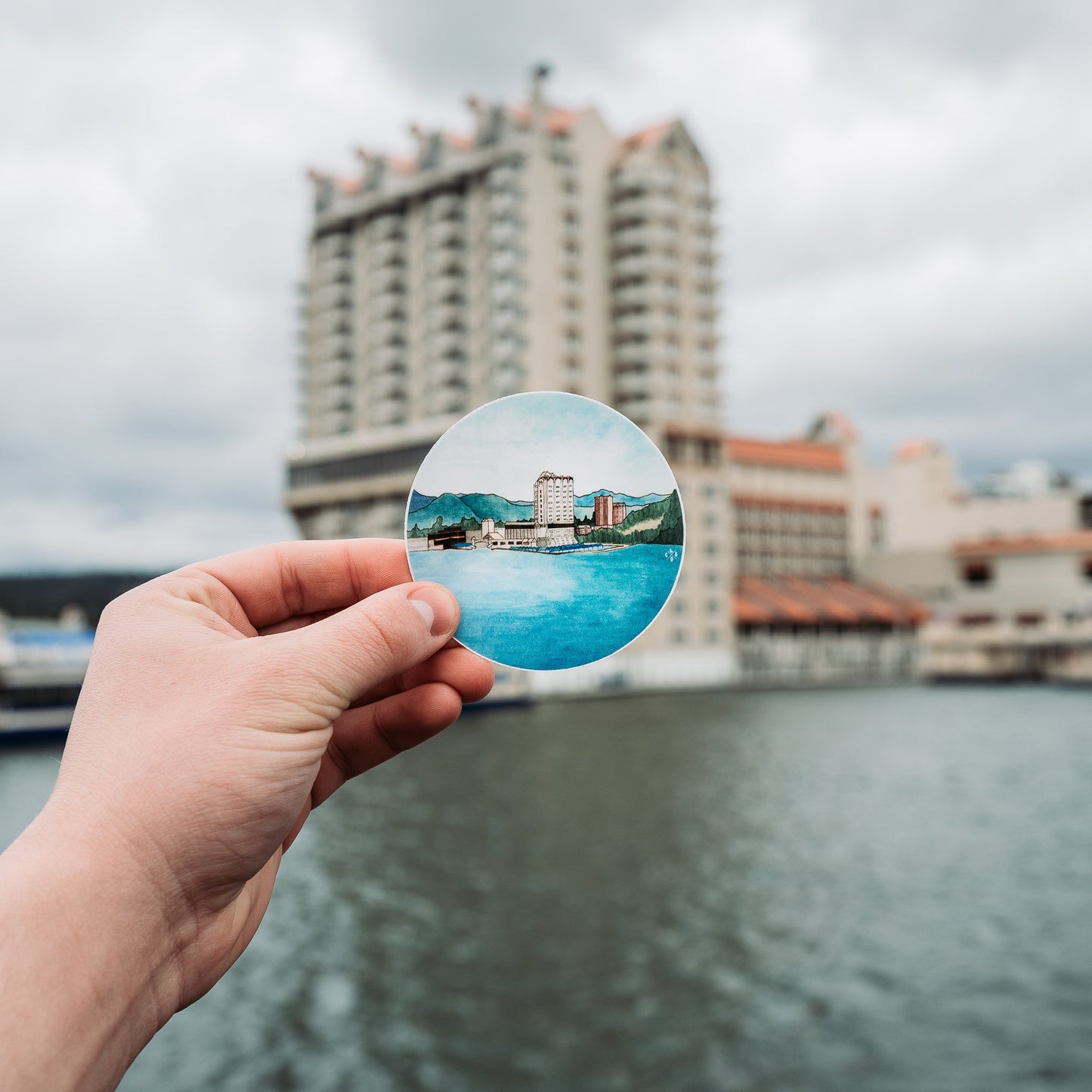 CDA Watercolor Skyline Sticker